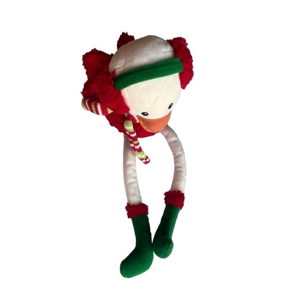 Pier 1 Imports Plush Stuffed Animal Christmas Holiday Ostrich Bird 19” Shelf Sit - Picture 2 of 10